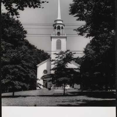 Conn. Greenfield Hill - Congregational Church. 1725 date of town.