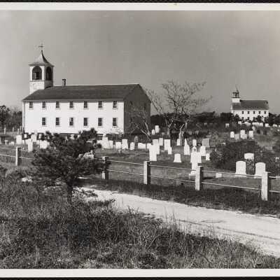 Twin churches - Truro, Mass