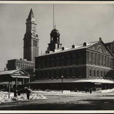 Custom House + Faneuil Hall Feb. 1945