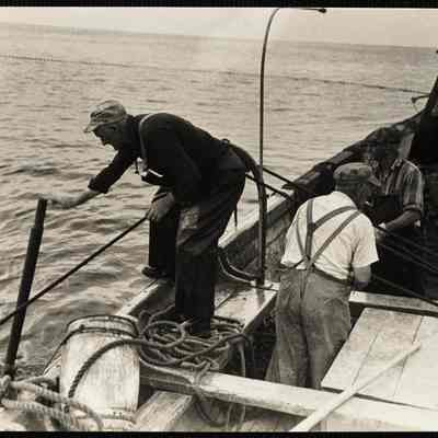 Mackeral fishing - Maine 1944