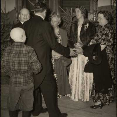 12 year old Norman Smith looks around