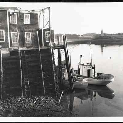 Lubec Maine - Campobello Island in background. Bay of Fundy