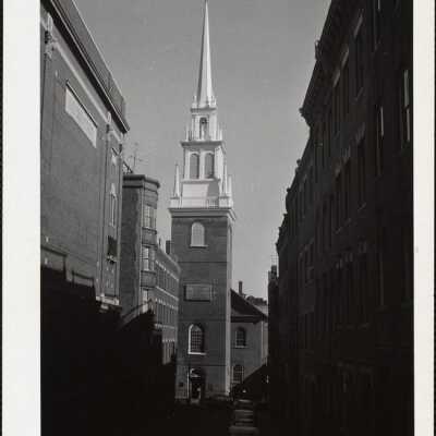 "New tower," Old No. Church, Boston