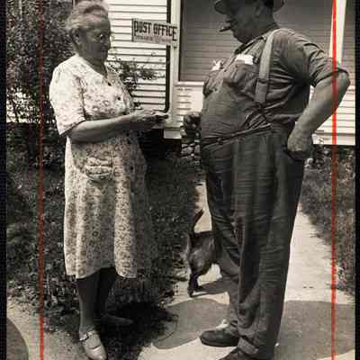 Pemaquid 11:30 A.M. Hanna picked up a check from Sally Russell at 6 A.M. to cash at the bank - he's now giving her her money