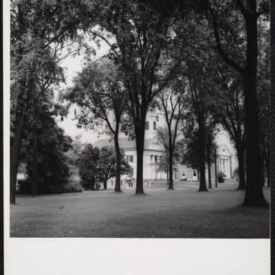 Conn. Middlebury - Congregational Church and town hall.