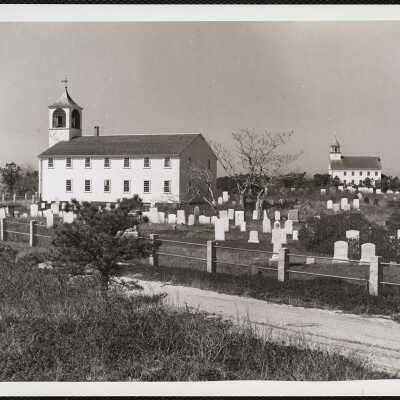 Cape Cod, Massachusetts. Truro - twin churches
