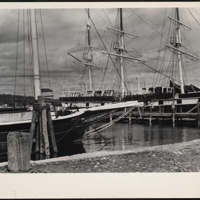 Mystic seaport - Mystic, Conn schooner Australia - Whaleship Chales W. Morgan - (background)