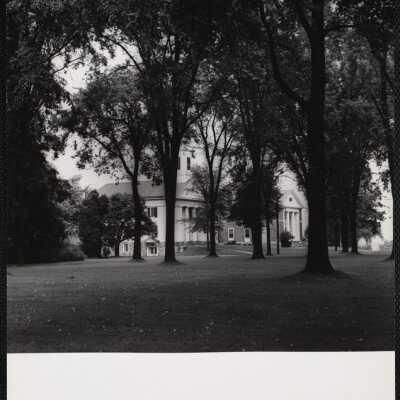 Conn. Middlebury - Congregational Church and town hall.