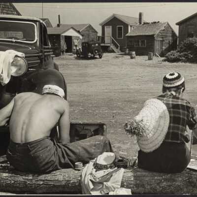 Artists, Ogunquit, Me. 1939 Perkins Cove