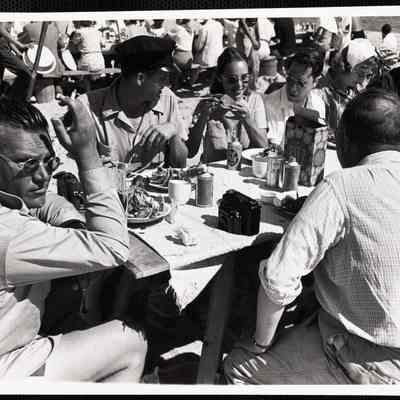 Siasconset clam bake Vice Comd. Stark P.Y.C., Comd. Giffand and Mrs Brownley