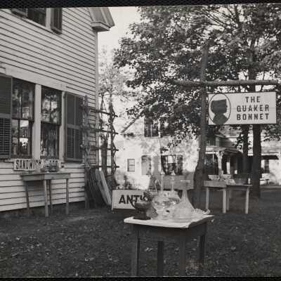 Antique Shop - Sandwich, Mass all towns along the Cape have their antique shops, this one at Sandwich specializes in Sandwich glass.