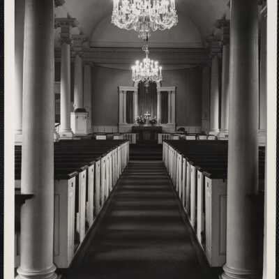 Interior of Christ Church Cambridge, Mass.