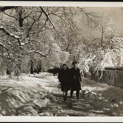 Boston Common Feb. 1945
