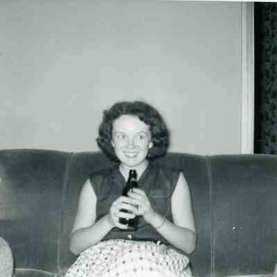 Shirley Hickey at her Party on June 12, 1953.