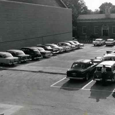 Parking lot of Wayne Bank