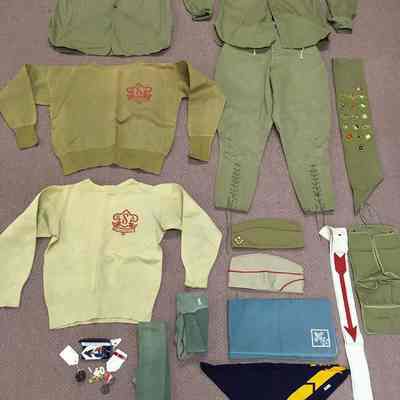 Hess Boy Scouts Uniform and Equipment - 1954