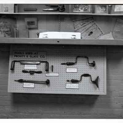 Tools used at Prouty & Glass Company