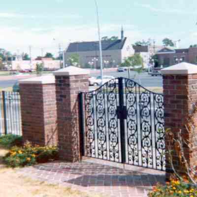 Entrance to Old Wayne Cemetery called "Old Burial Lot"