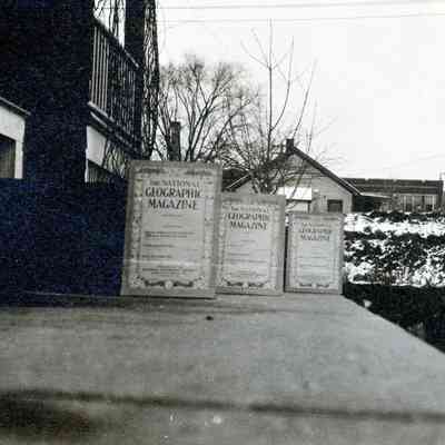 The National Geogrpraphic magazine certificates or awards.