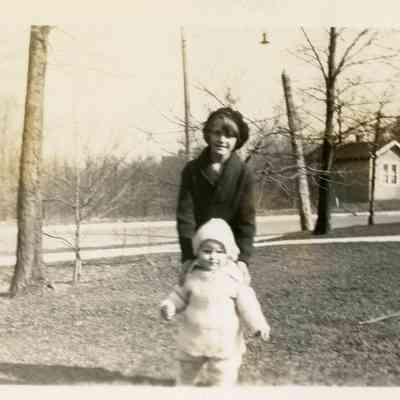 Bernice Greenwalt as a baby.