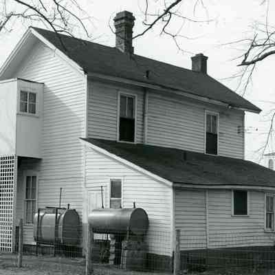 rear of house