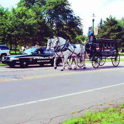 Retired Captain Gwen Whitworth's Funeral