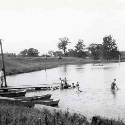 Bathing and canoeing