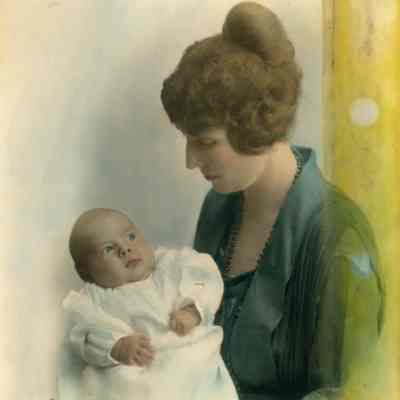 Dora Foss Tinkham with Matt Tinkham Jr