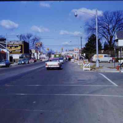 Michigan Avenue at Third Street, looking West - 1961