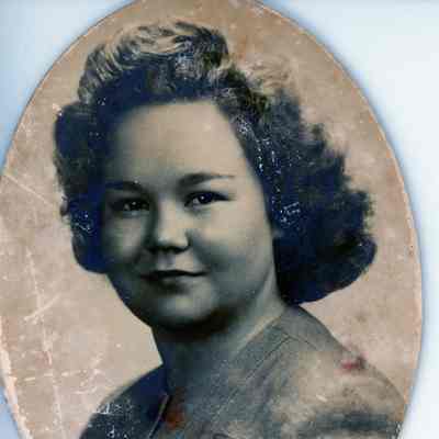 H or K. Simpsons Wayne High 1945 graduation photo.