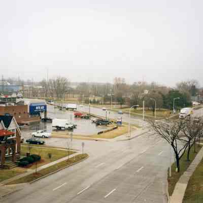 Looking SW down Michigan Avenue EB. 2002