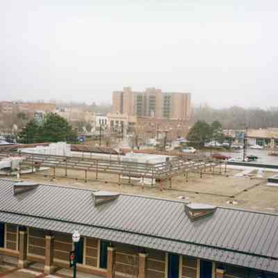 Looking NW over Library. 2002