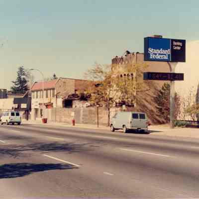 Mich Ave, west looking NW, 1985