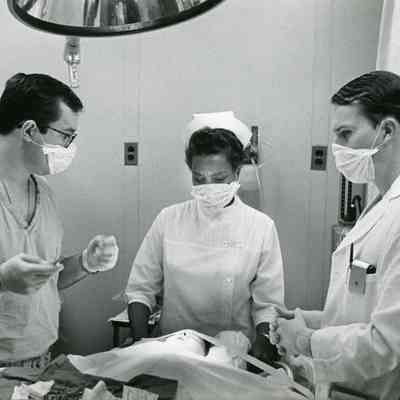Patient undergoing surgery