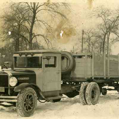 Enot Foundry Company. Grey Iron and Semisteel Castings. Wayne, Michigan. Annapolis Rd. Truck No. 4. Lafrance Republic Truck.