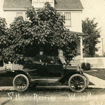 St. Marys Catholic Rectory Postcard