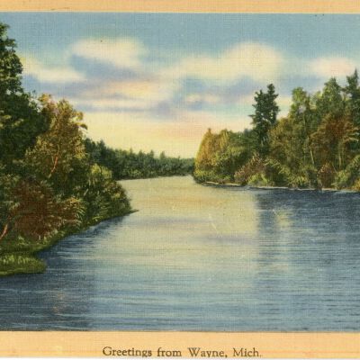 Postcard from Wayne Mich