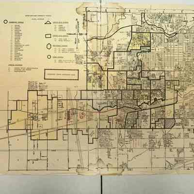 1969 Wayne-Westland Community Schools Map