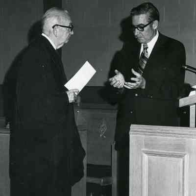Rev. Charles E. Jacobs and Rev. Neal Dow Kelly in the Early 1970's