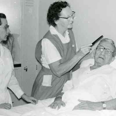 Helping a patient