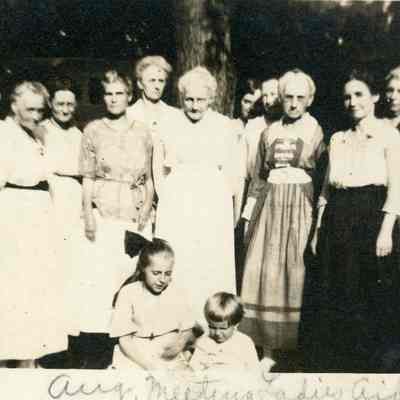 August 1921 Ladies Aid Meeting