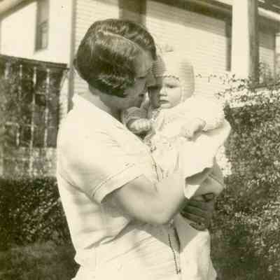 Bernice Greenwalt as a baby.