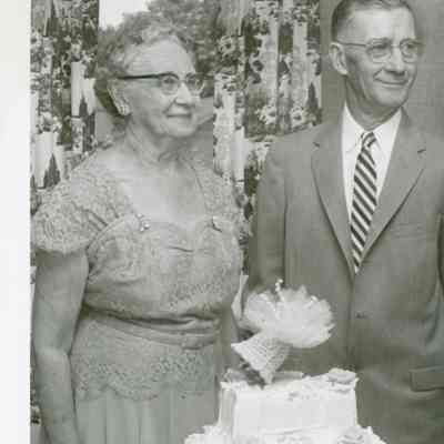Mrs. and Mr. Jay D. Allen at their 50th Wedding Anniversary.