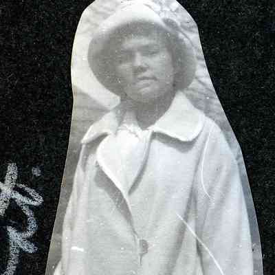Ellen Martin in her new coat.