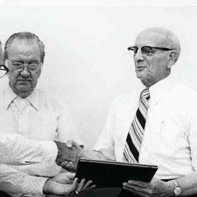 L. Weyand is on right.
