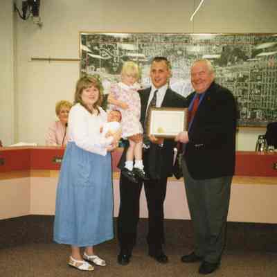 Unknown Police Officer and Family