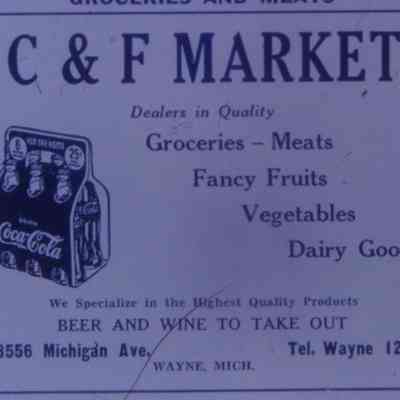 1947 Ad. C & F Market.