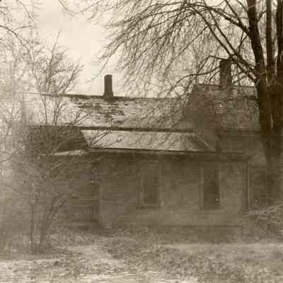 West side of house