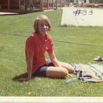 Lynn Tinkham at Boyne Mtn, Mich at a probate Seminar in 1970.
