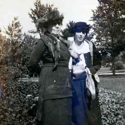 Mrs. Caine and Clarisa Felt at Bob-Lo on Sept. 1, 1919 (Labor Day).